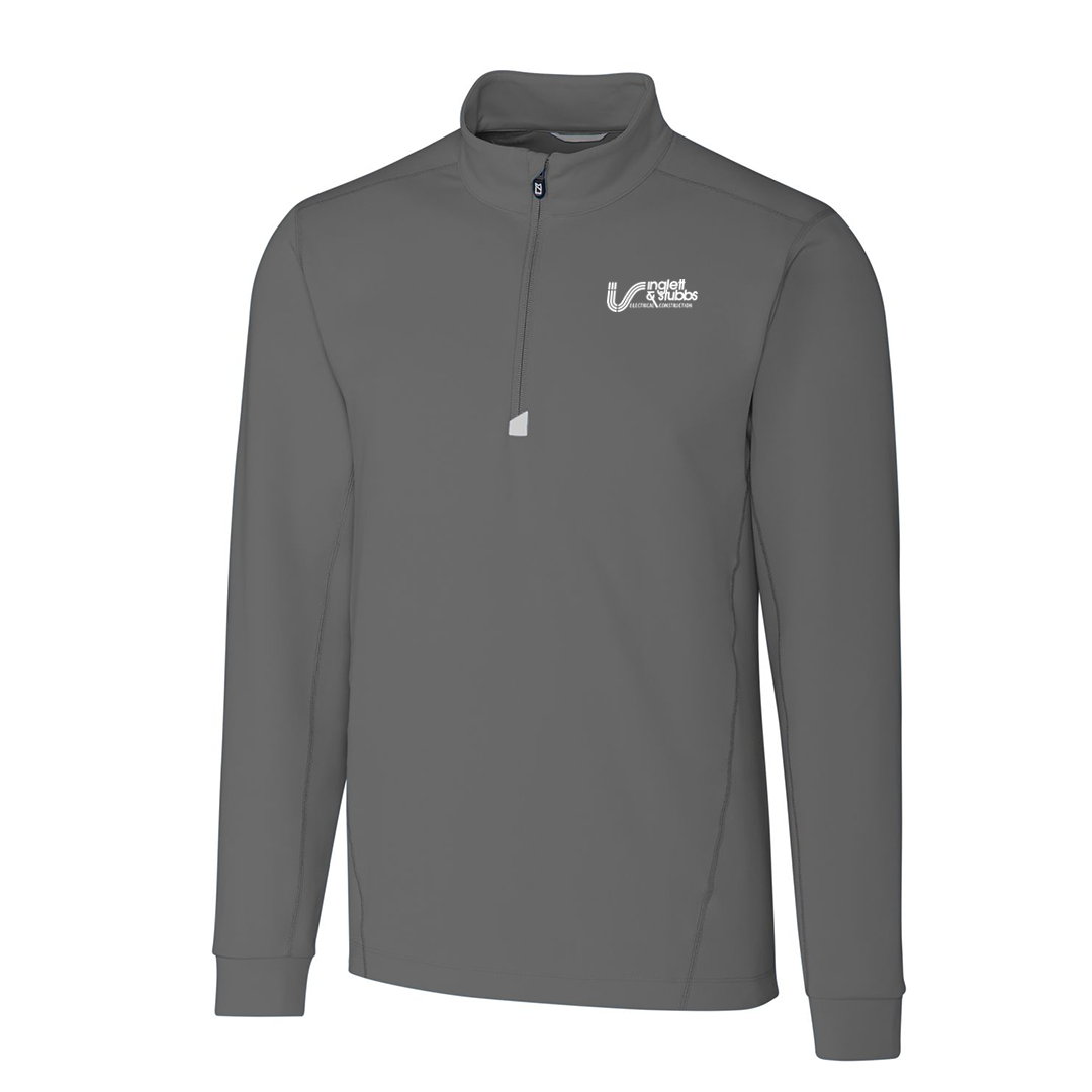 I&S Cutter & Buck Stretch Eco Quarter Zip Mens Pullover