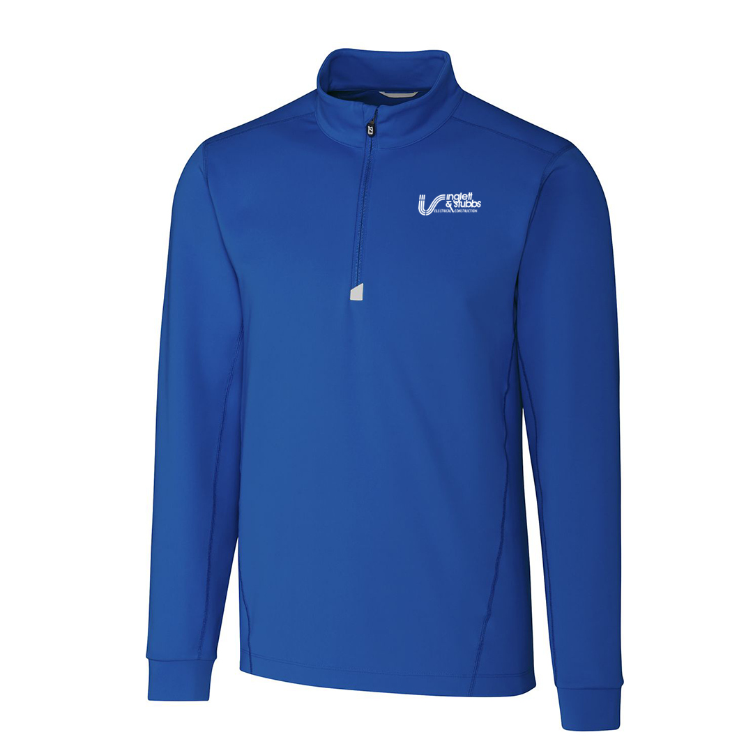 I&S Cutter & Buck Stretch Eco Quarter Zip Mens Pullover