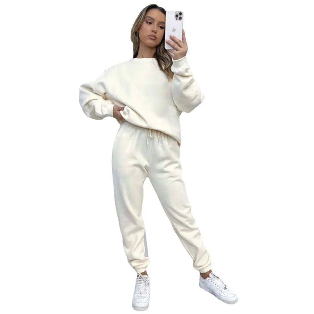 Women's Casual Fall Pullover Set