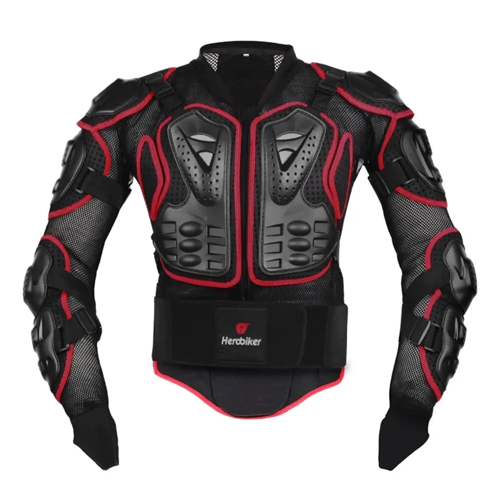 Motocross Jacket for Men | Body Armor Motorcycle Protection, Wear-Resistant Riding Jacket for Motorbike Racing and Cycling