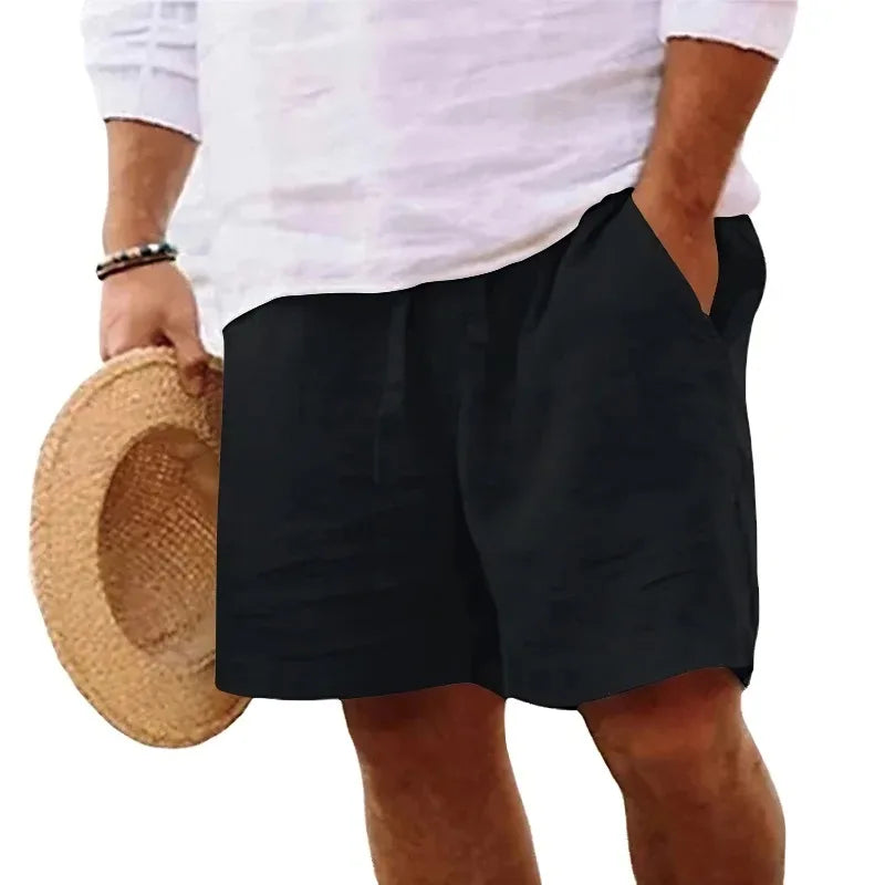 BreezeFit Linen Shorts – Lightweight Streetwear Comfort