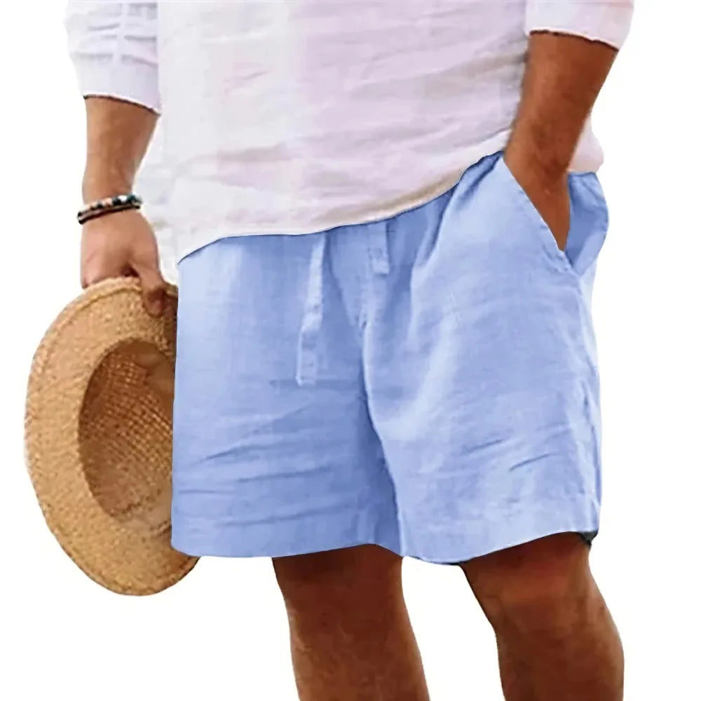 BreezeFit Linen Shorts – Lightweight Streetwear Comfort
