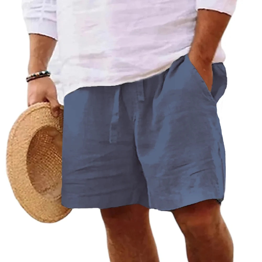 BreezeFit Linen Shorts – Lightweight Streetwear Comfort