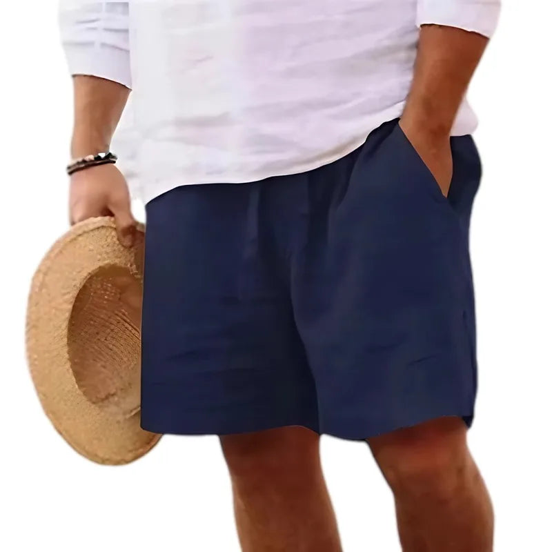 BreezeFit Linen Shorts – Lightweight Streetwear Comfort