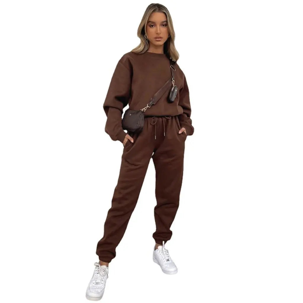 Women's Casual Fall Pullover Set