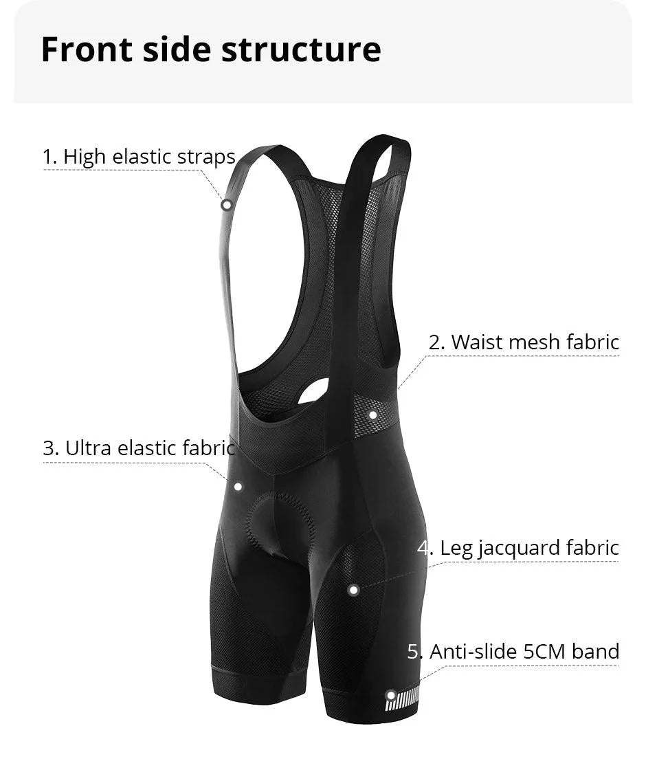 Cycling Bib Shorts Men Women Bicycle Clothing Bretelle Bike Clothes 3D Pad Male Female MTB Tights Summer Professional Cyclist
