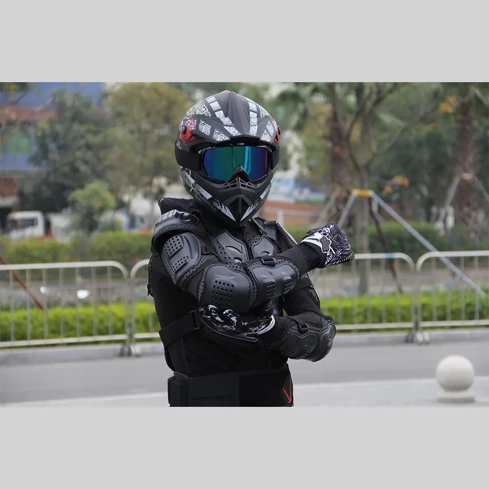 Motocross Jacket for Men | Body Armor Motorcycle Protection, Wear-Resistant Riding Jacket for Motorbike Racing and Cycling